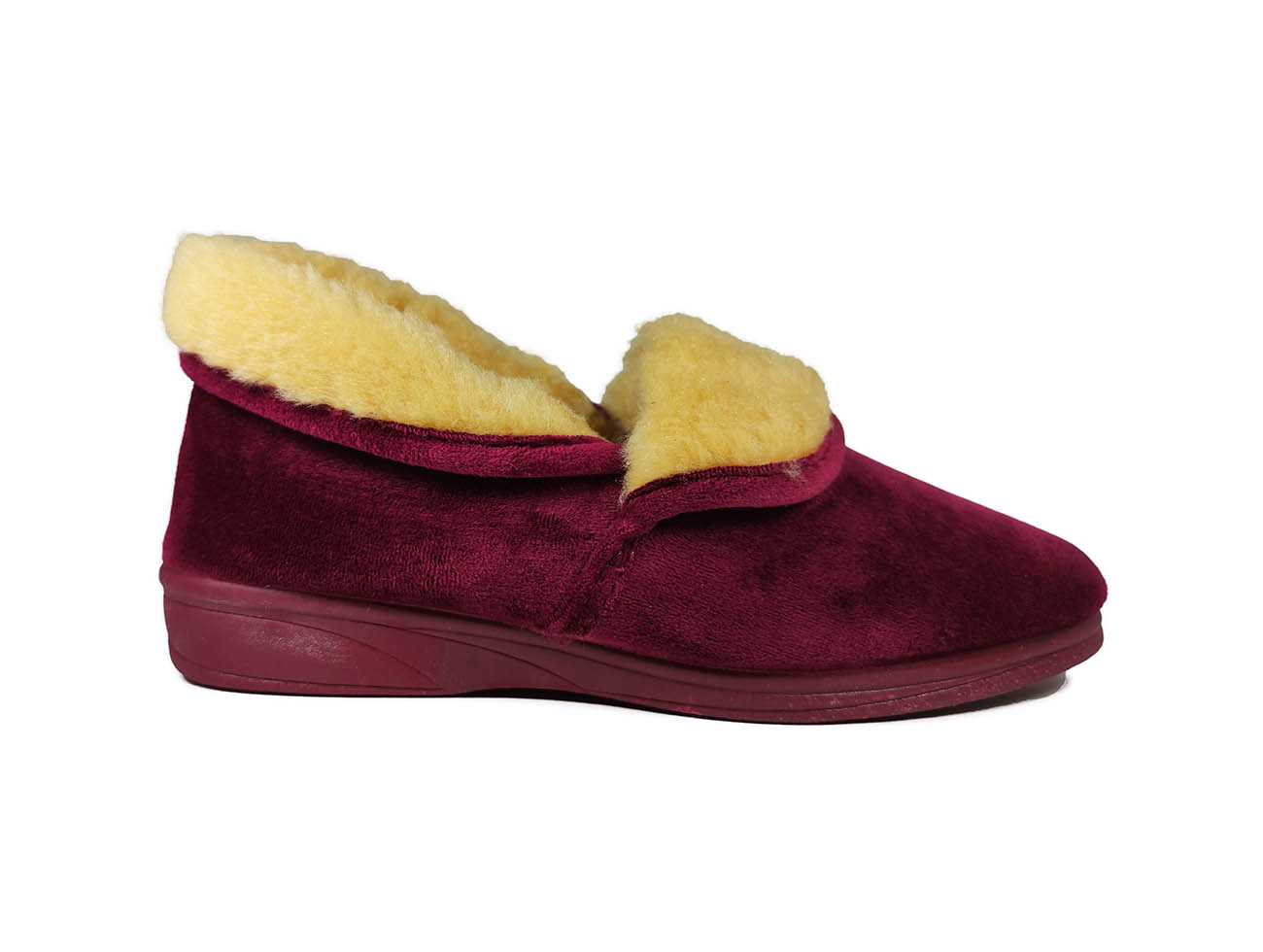 Womens Winter Slippers Alcalde 2500 Bordeaux