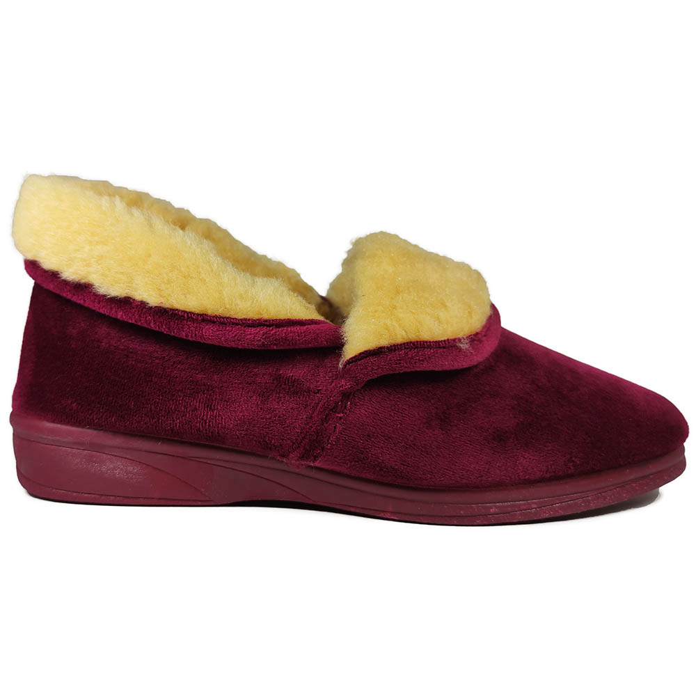 Womens Winter Slippers Alcalde 2500 Bordeaux