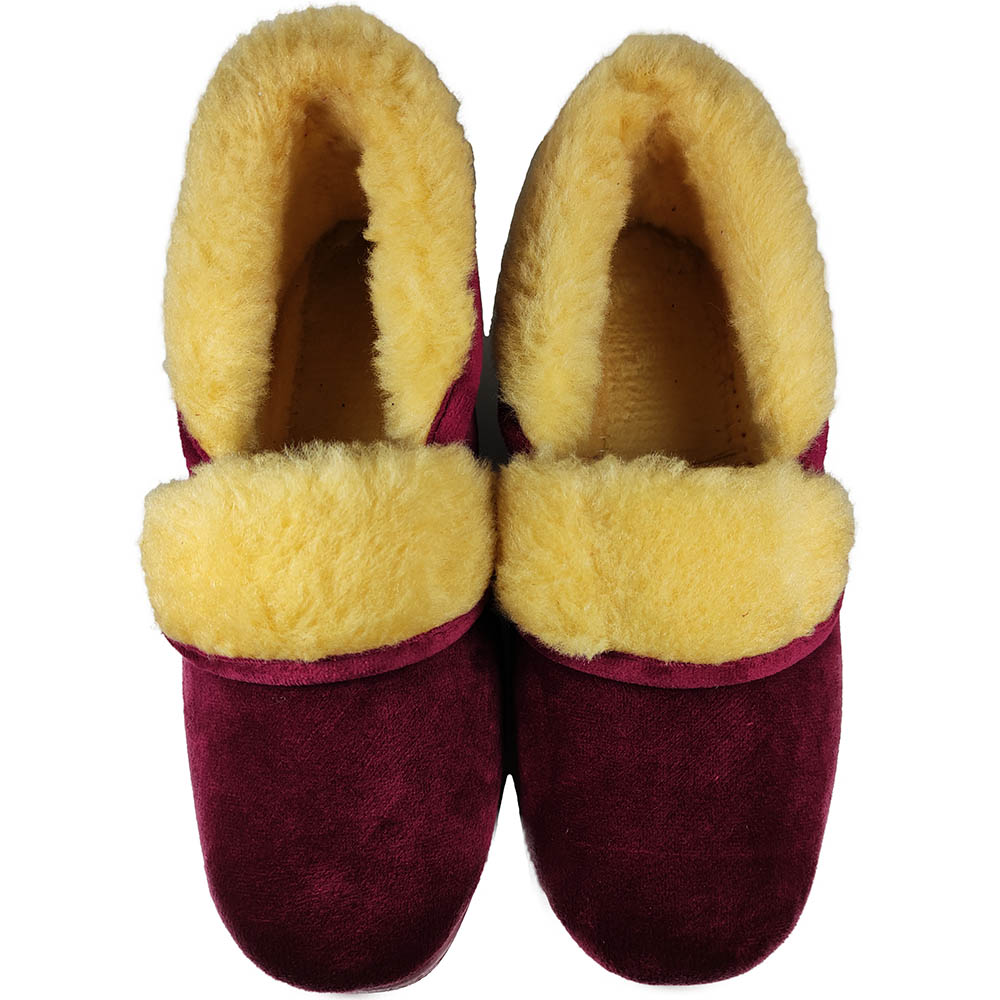 Womens Winter Slippers Alcalde 2500 Bordeaux