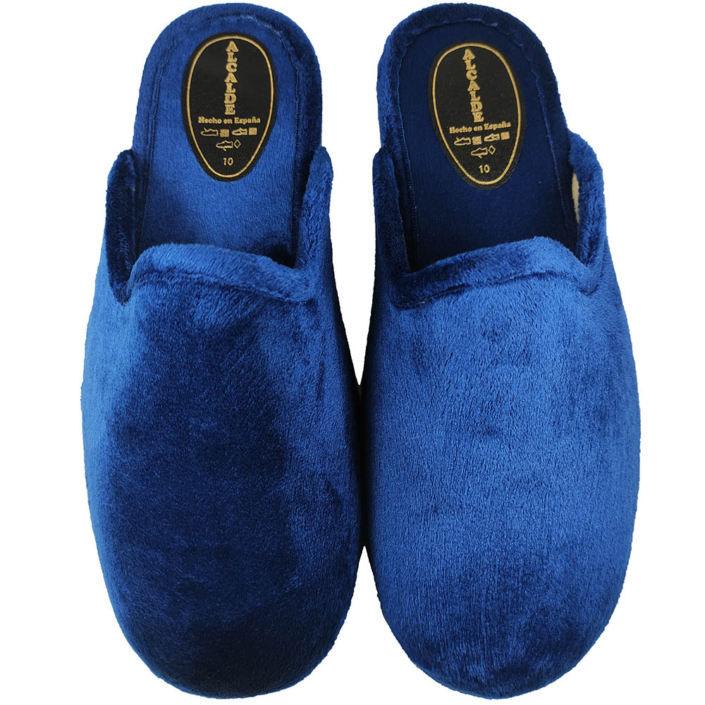 Mens Winter Slippers Alcalde 10901 Blue