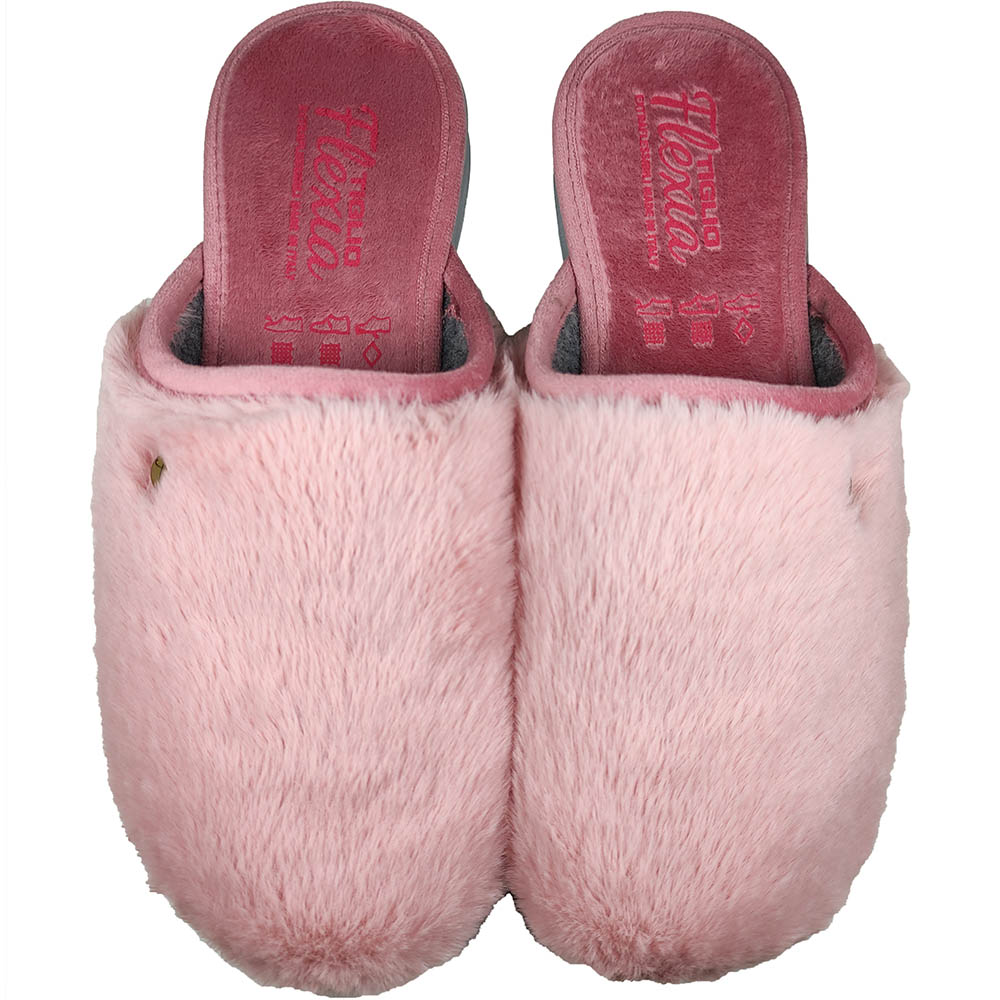 Γυναικείες Ανατομικές Χειμερινές Παντόφλες Tiglio 5325 Ροζ