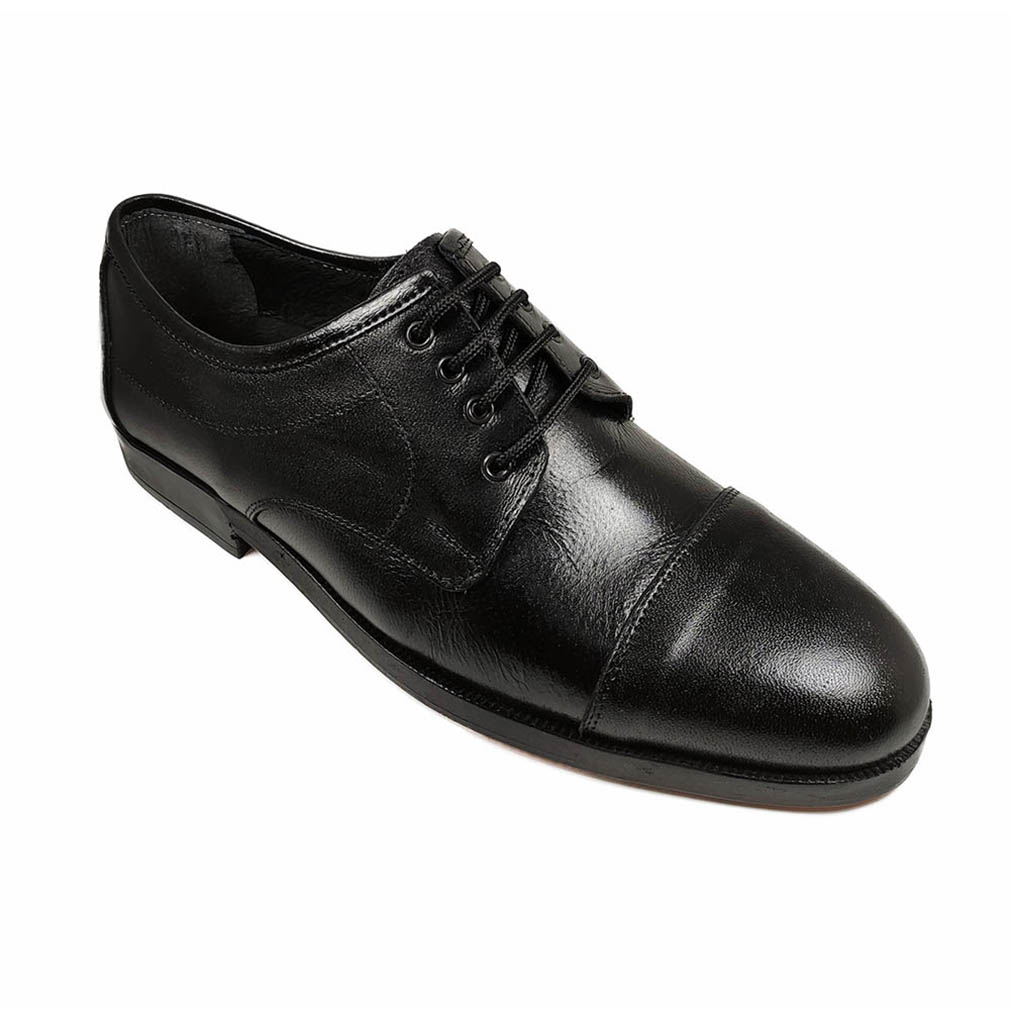 Mens Leather Shoes Cockers EL411 Black