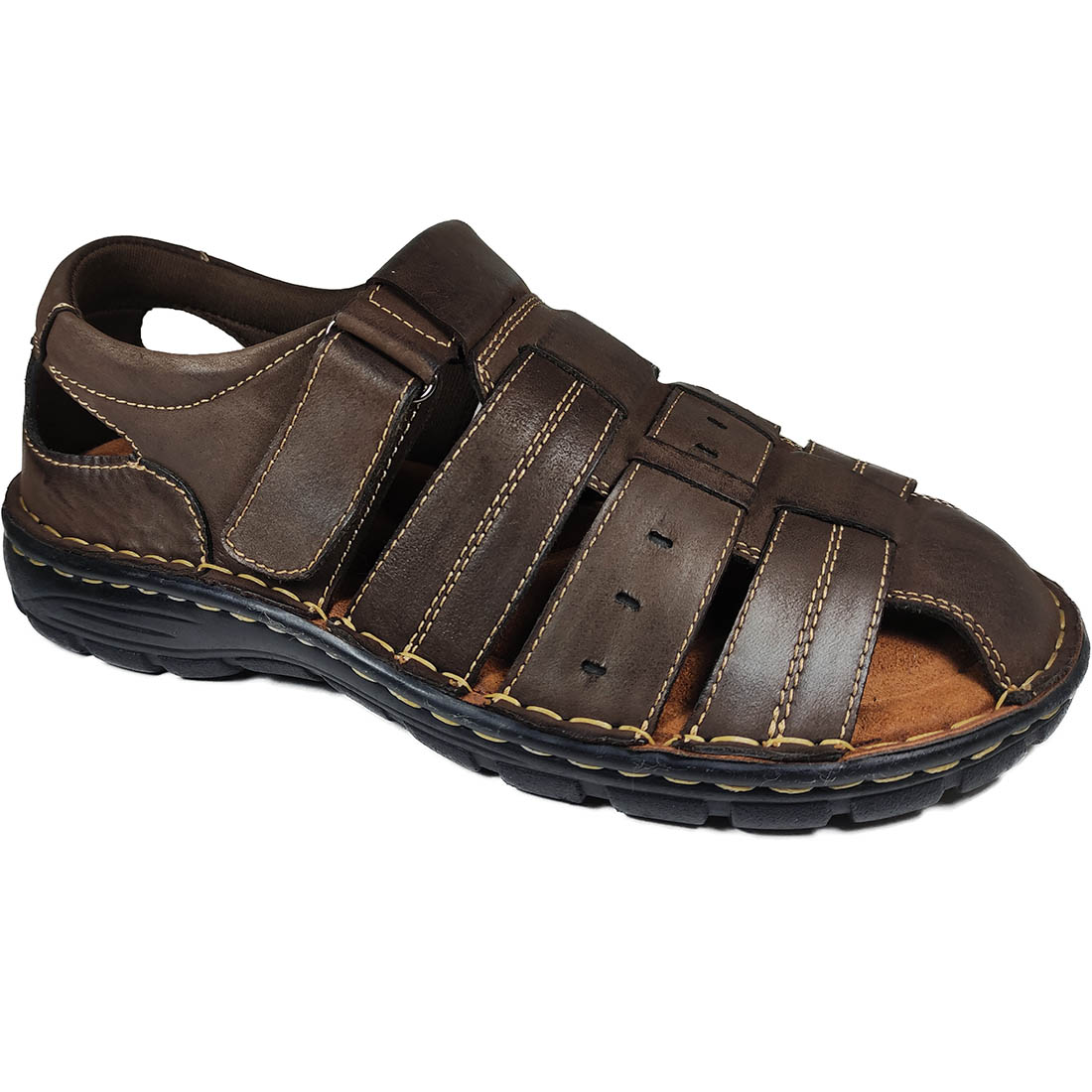 Leather Sandals 1763 Brown