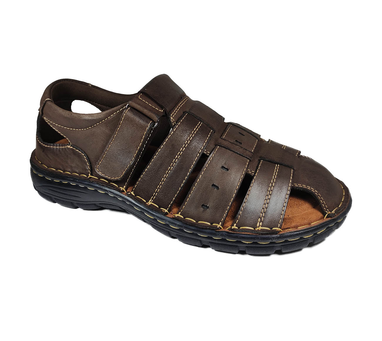 Leather Sandals 1763 Brown
