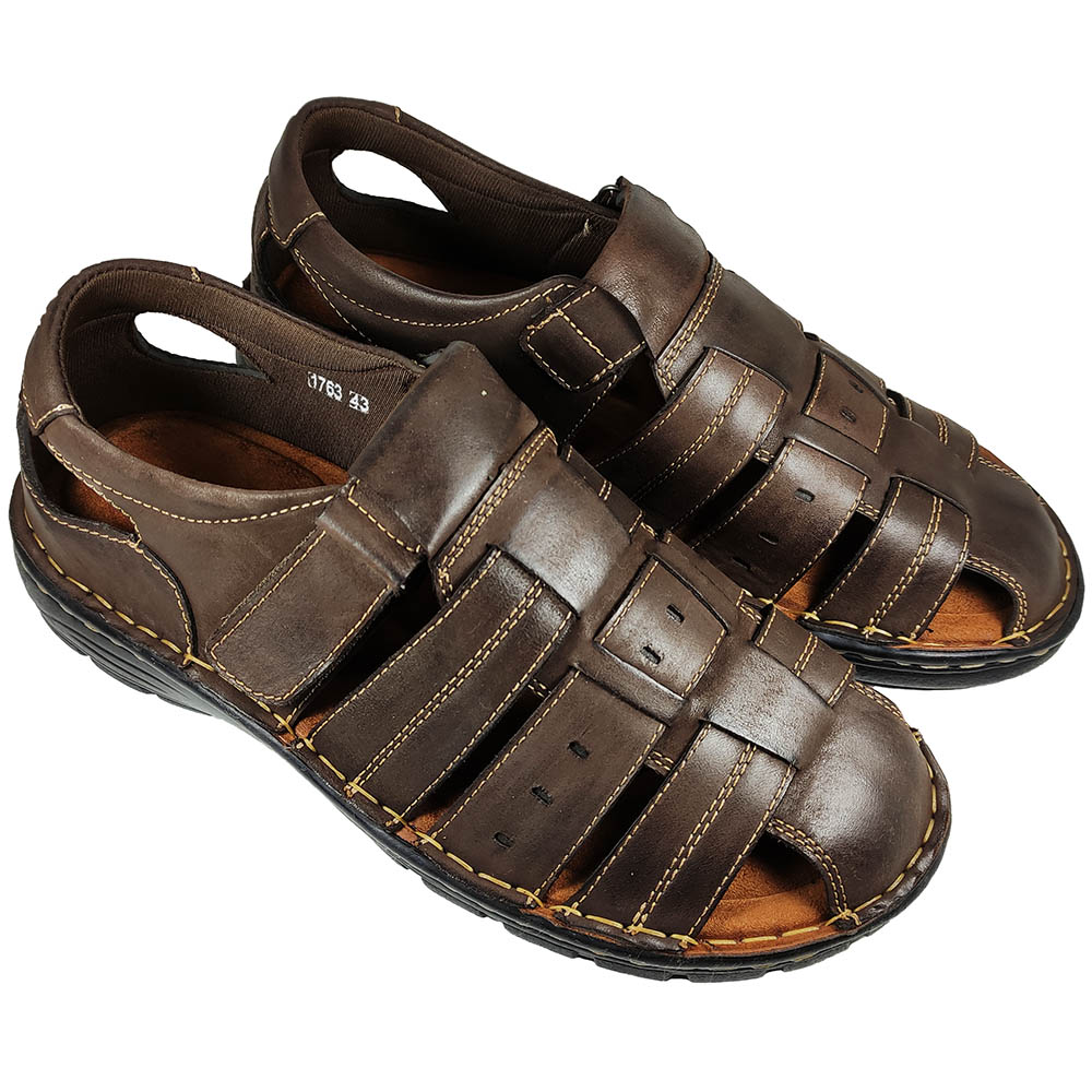 Leather Sandals 1763 Brown