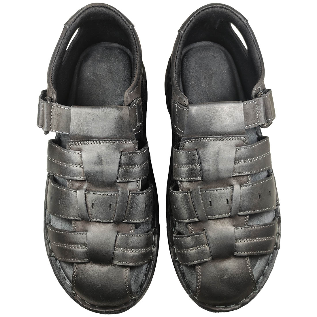 Leather Sandals 1763 Black