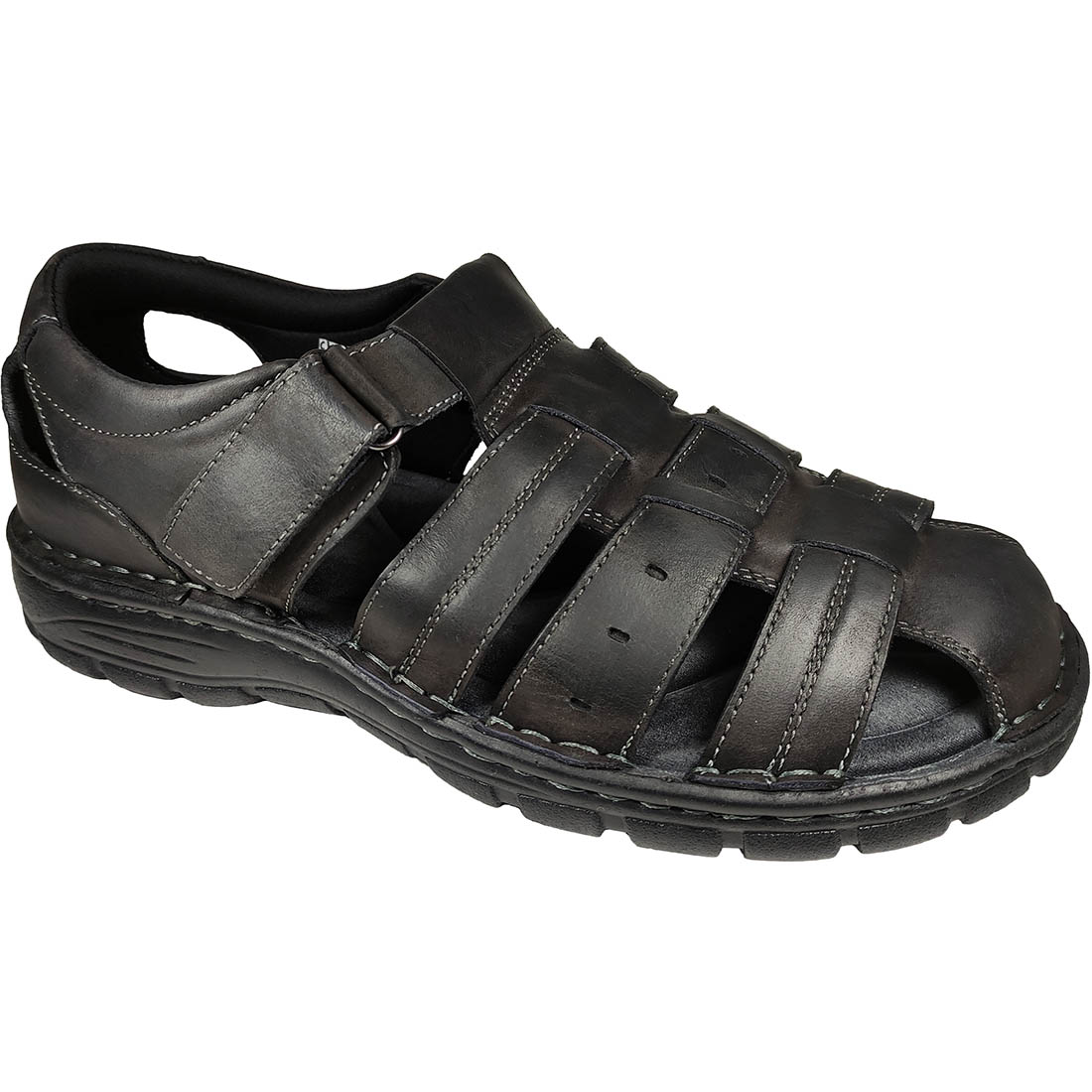 Leather Sandals 1763 Black