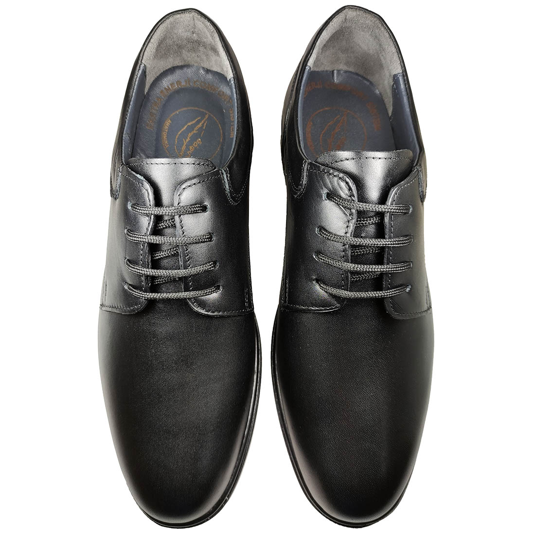 Leather Mens Shoes Dafni 411 Black