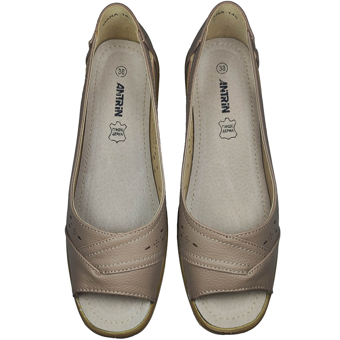 Womens Moccasin ANTRIN MIKA-170 Beige