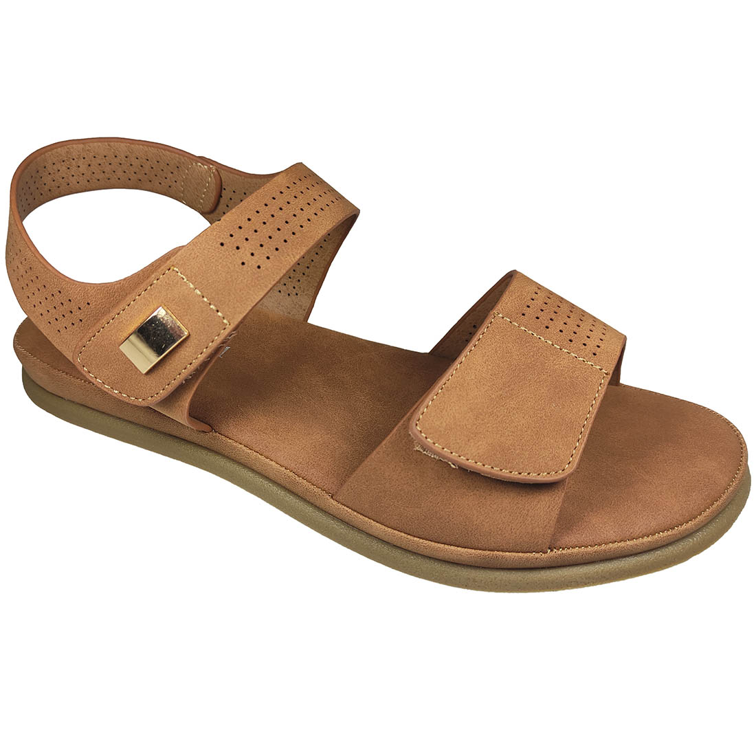 Γυναικεία Ανατομικά Πέδιλα Alta Moda 35710-Y1 Camel