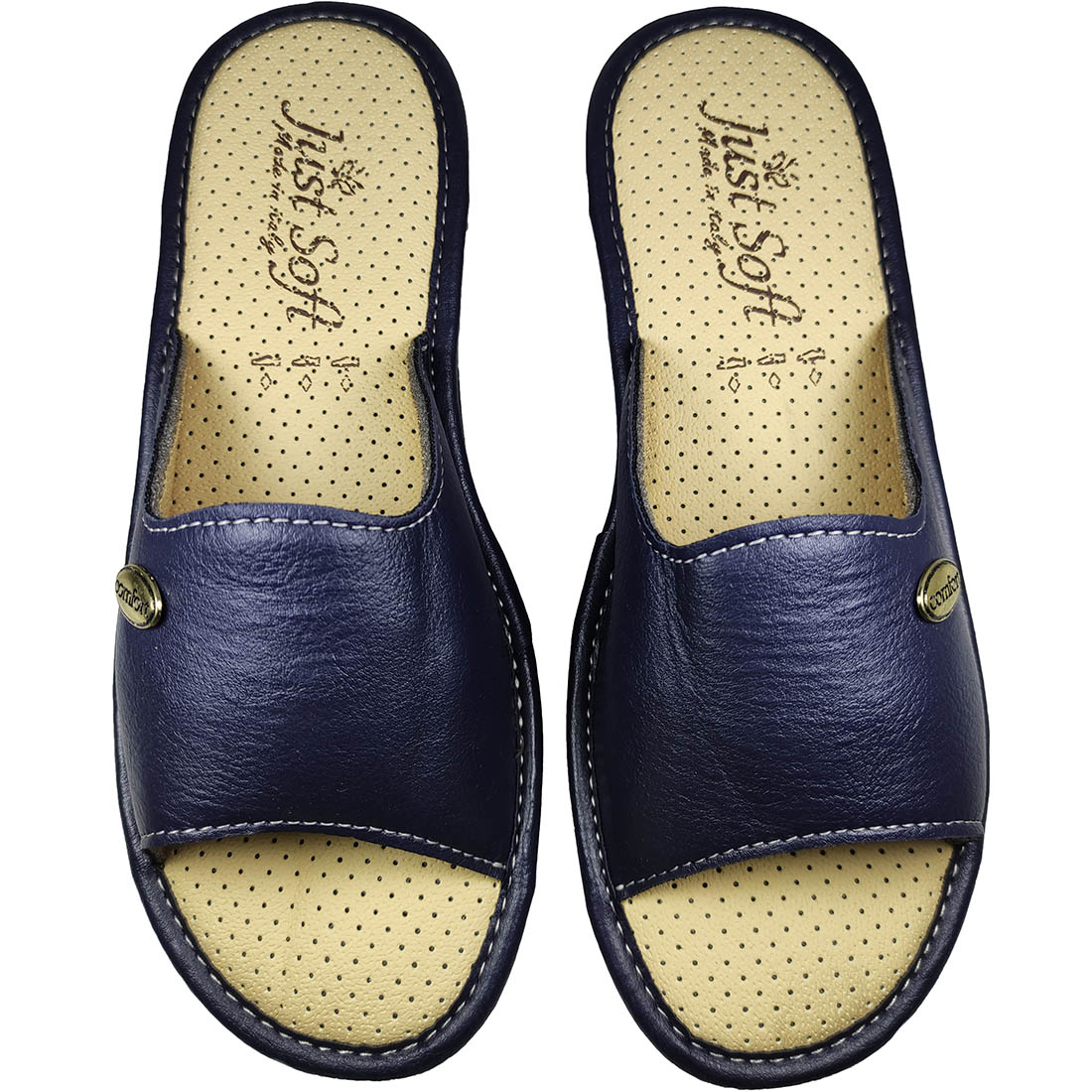 Italian Anatomical slippers Just Soft 1610 Blue