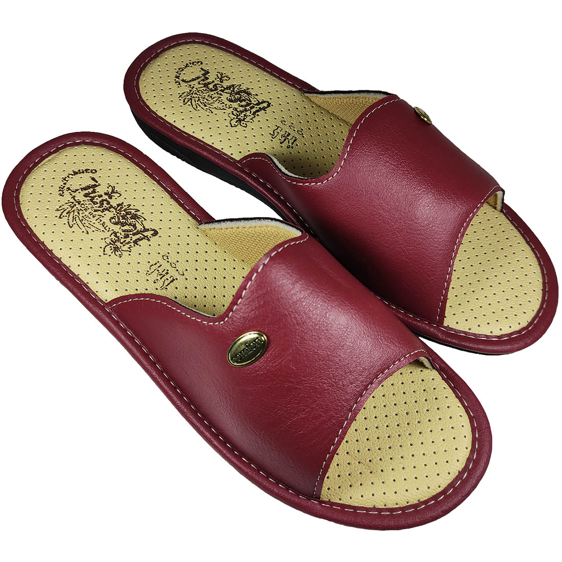 Italian Anatomical slippers Just Soft 1610 Bordeaux