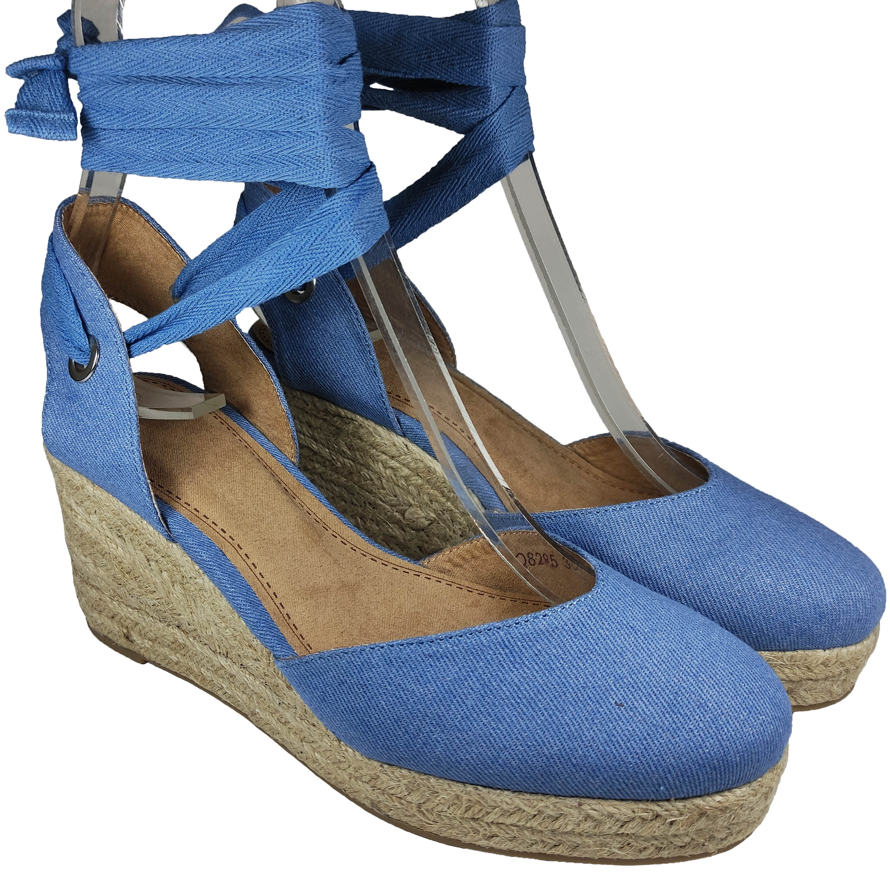 Καλοκαιρινές Γυναικείες Πλατφόρμες-Εσπαντρίγιες Alta Moda Q8285 Μπλε