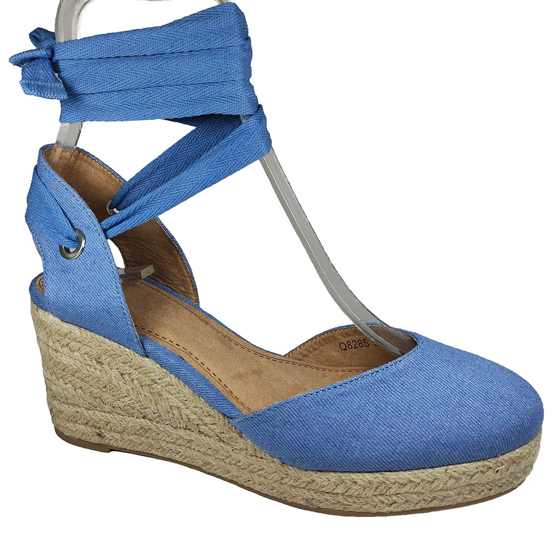 Καλοκαιρινές Γυναικείες Πλατφόρμες-Εσπαντρίγιες Alta Moda Q8285 Μπλε