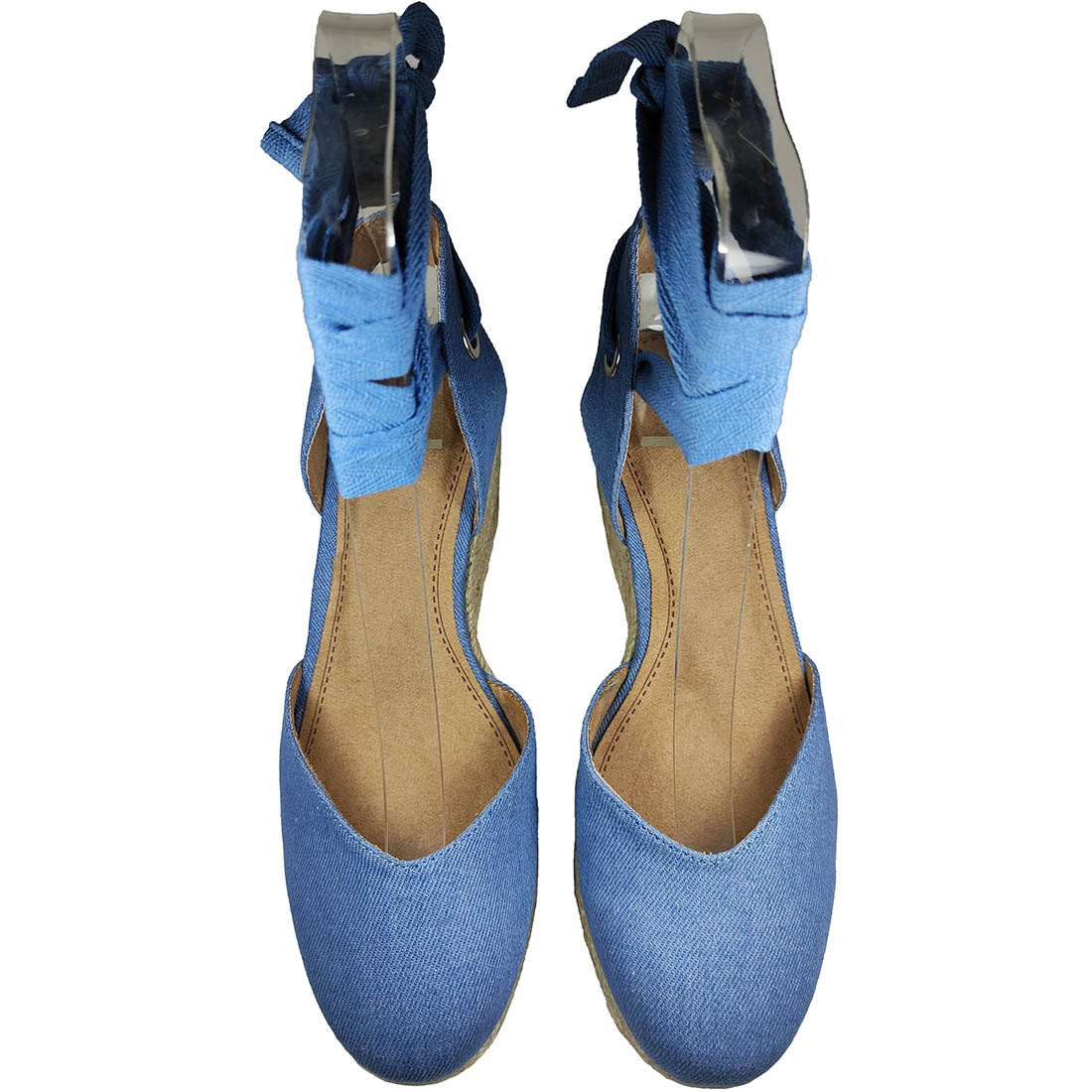 Καλοκαιρινές Γυναικείες Πλατφόρμες-Εσπαντρίγιες Alta Moda Q8285 Μπλε