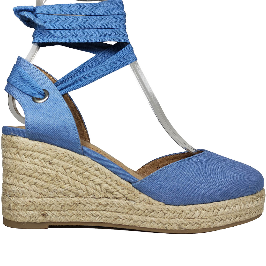 Summer Womens Platforms-Espadrilles Alta Moda Q8285 Blue