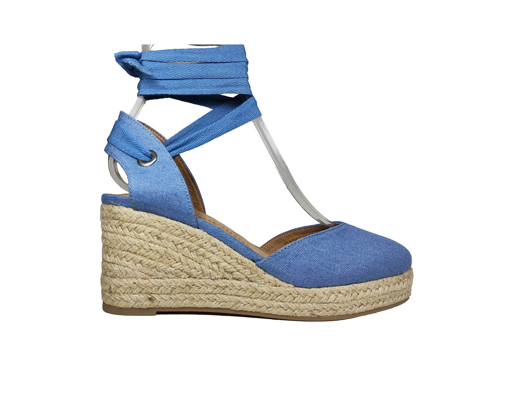 Καλοκαιρινές Γυναικείες Πλατφόρμες-Εσπαντρίγιες Alta Moda Q8285 Μπλε