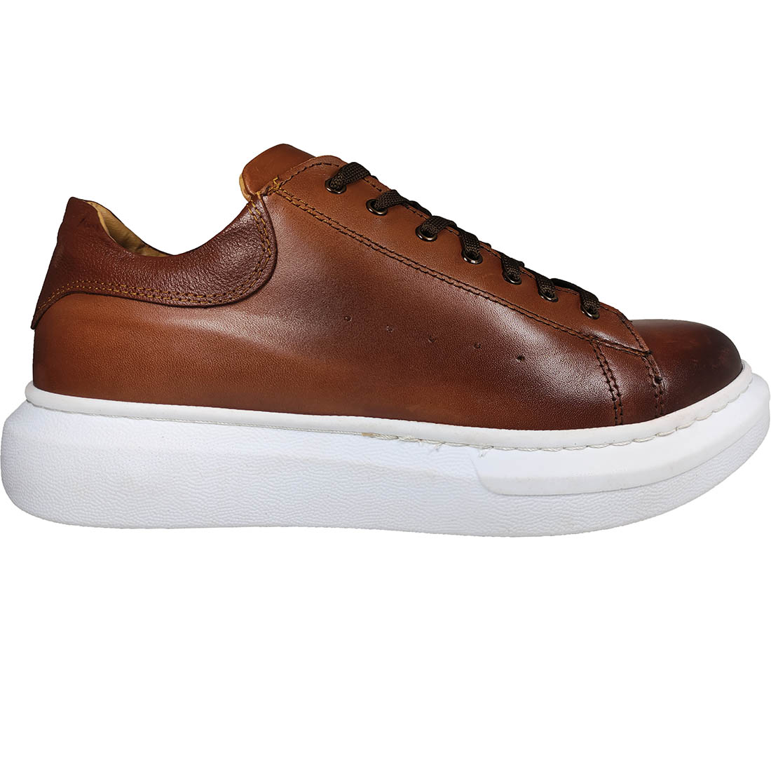 Mens Leather Casual Shoes 10/2023 Brown