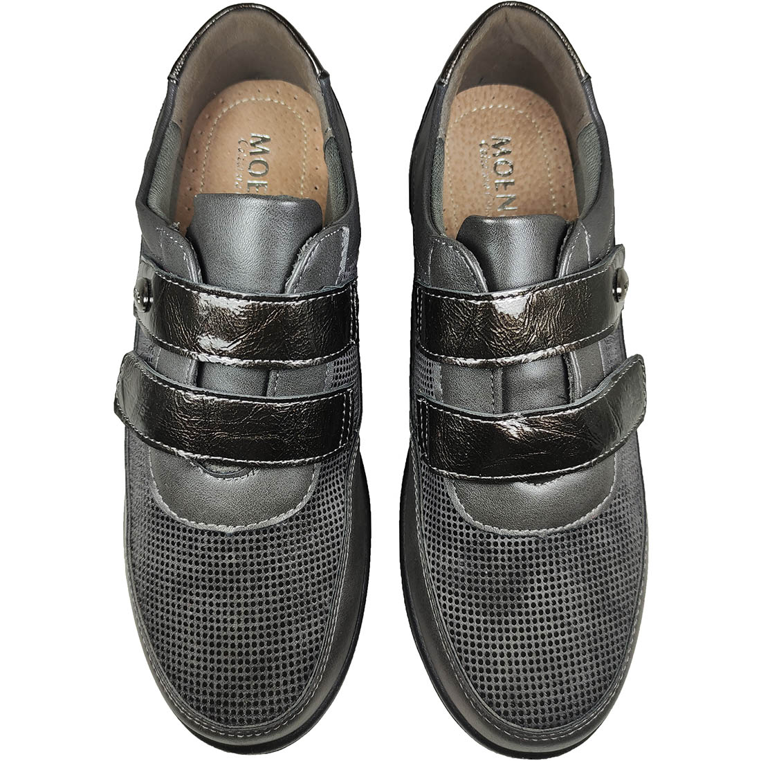 Fashionable Womens Sneaker MOENIA XA853 Grey