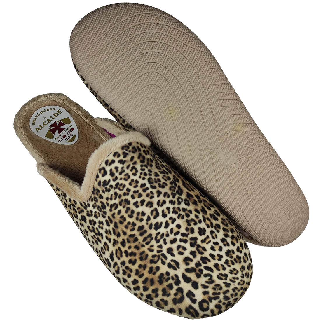 Anatomical Slippers Alcalde 6012 Leopardo