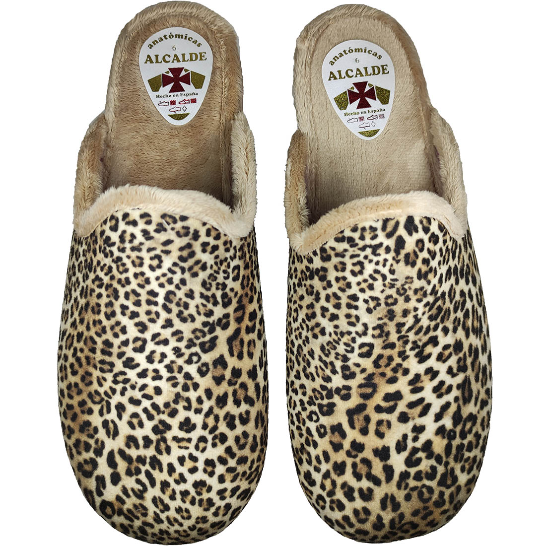 Anatomical Slippers Alcalde 6012 Leopardo