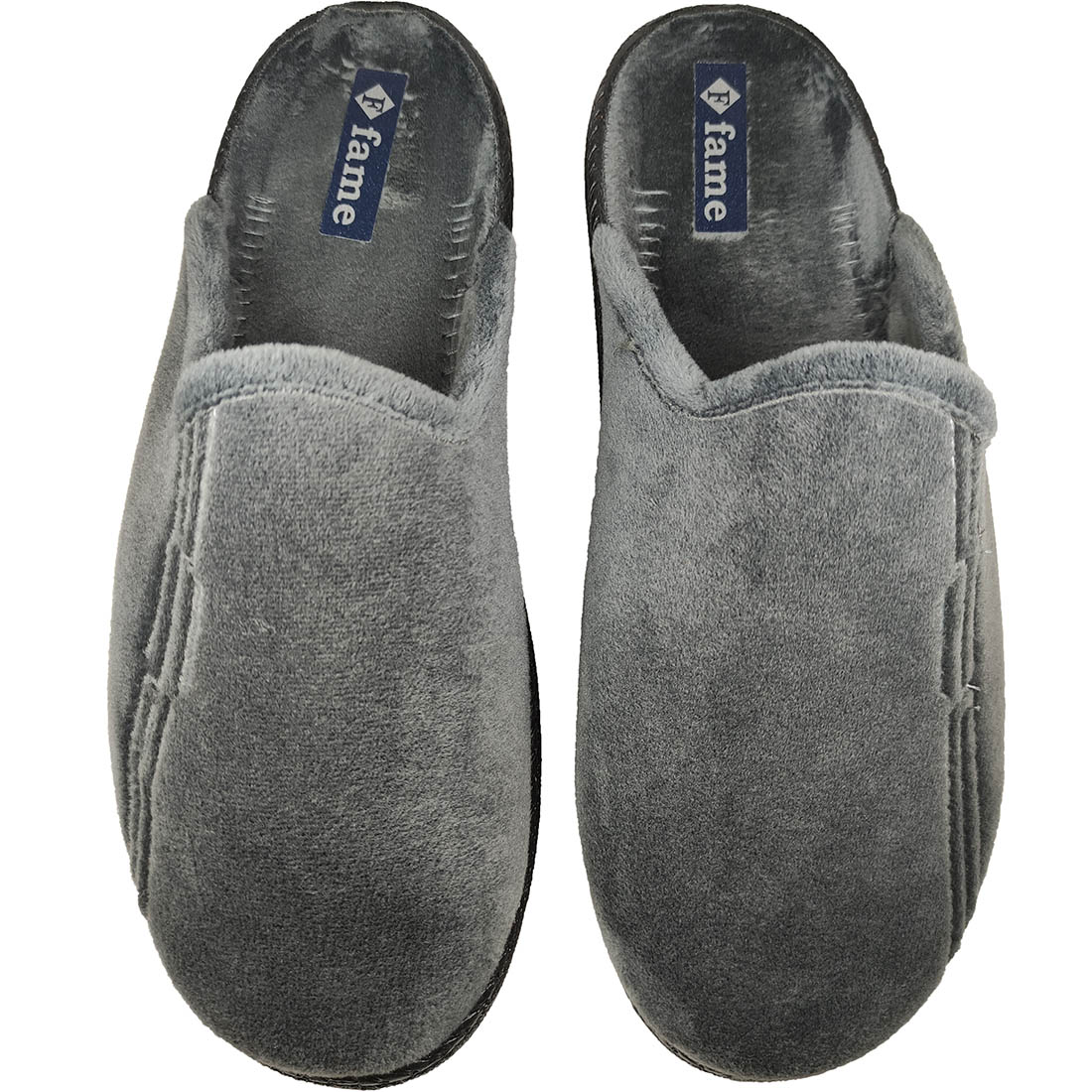 Mens Winter Slippers Fame NL1742 Grey