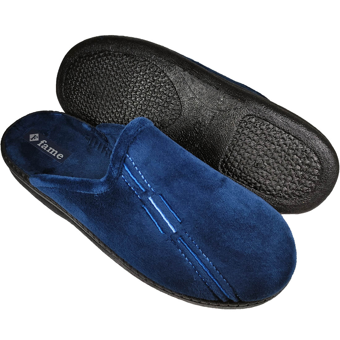 Mens Winter Slippers Fame NL1742 Blue