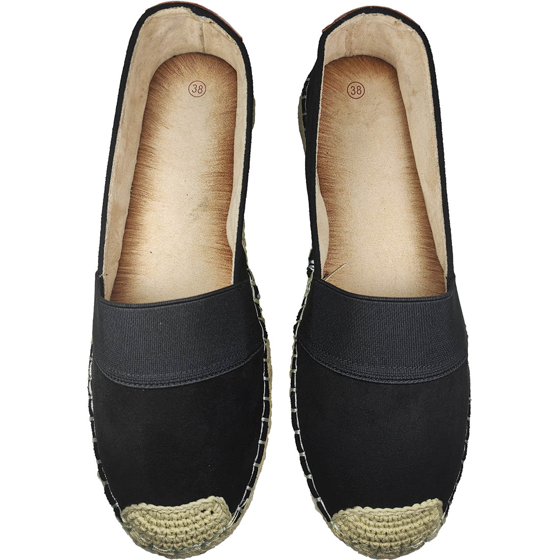 Womens Espadrilles Mplus N5613 Black