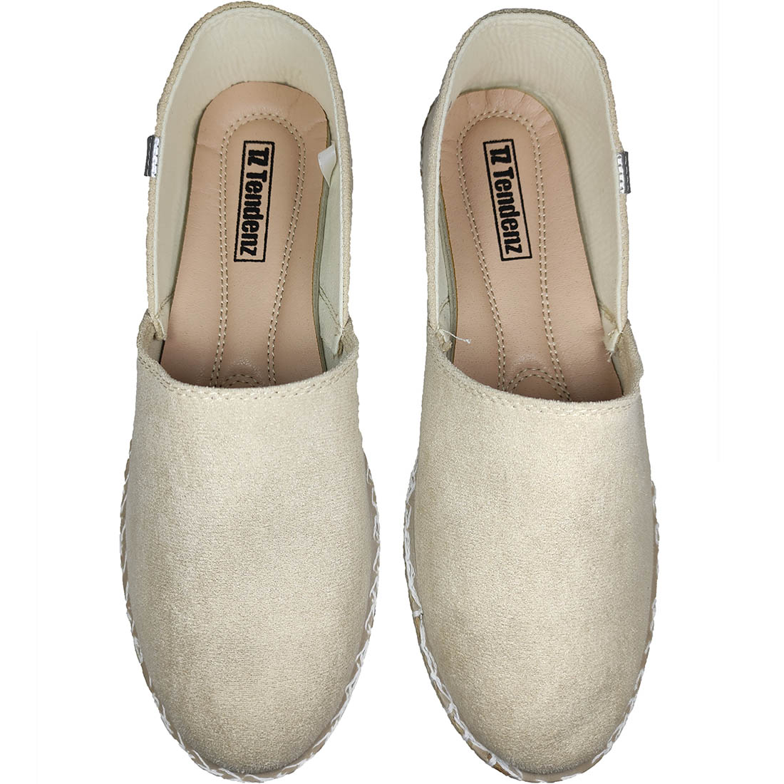 Flat Espadrilles Tendenz QMS23-002 Beige