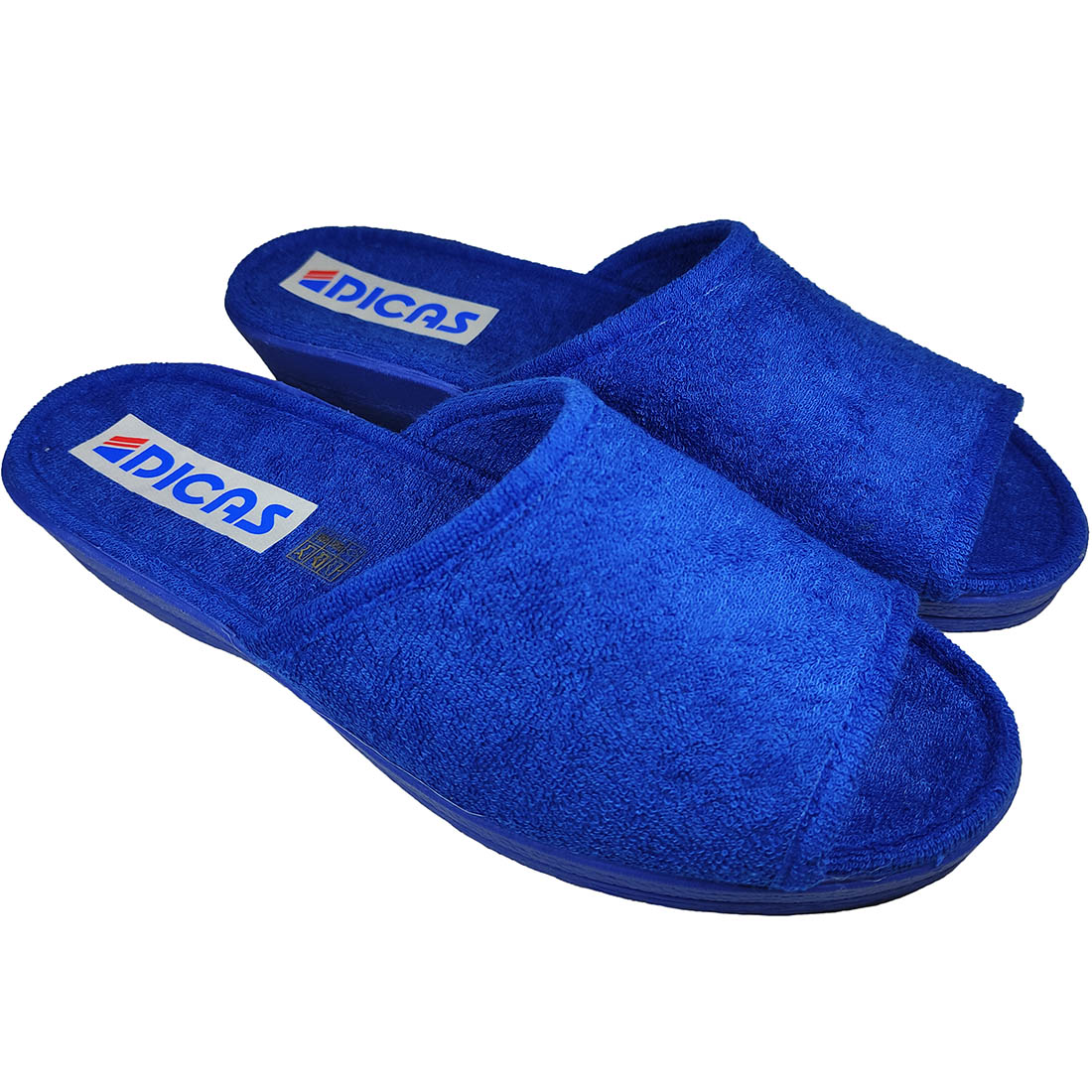 Womens Towel Slippers Dicas 444 Light blue