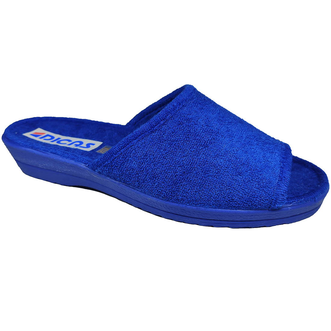 Womens Towel Slippers Dicas 444 Light blue