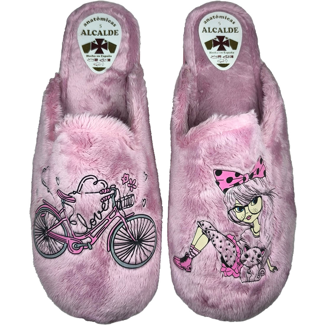 Ανατομικές Παντόφλες Alcalde 6536 Ροζ