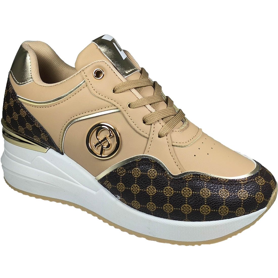 Γυναικεία Sneakers Zak SD24018 Μπεζ