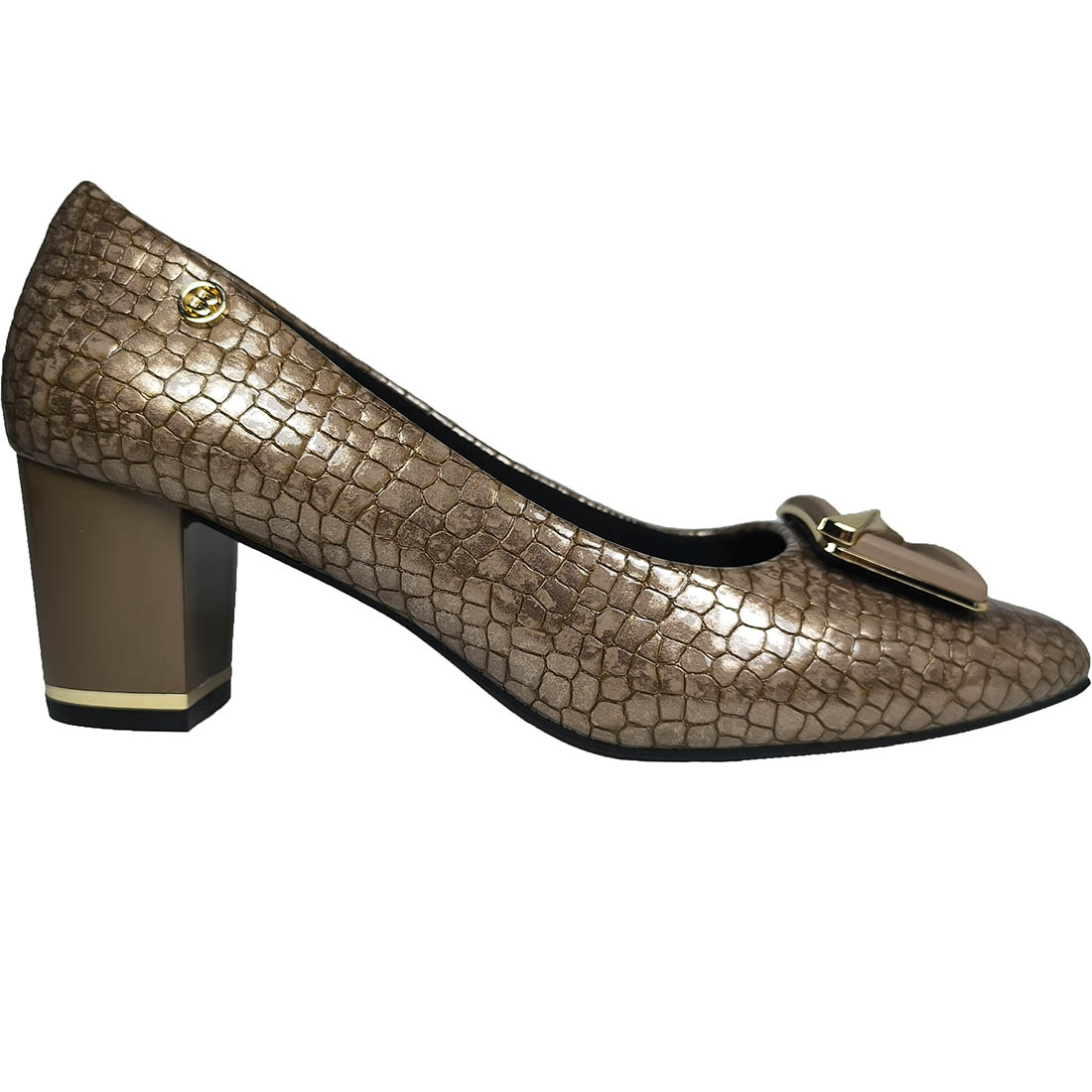 Ανατομικές Γόβες B-Soft 993-252 Μπρονζέ/Λουστρίνι