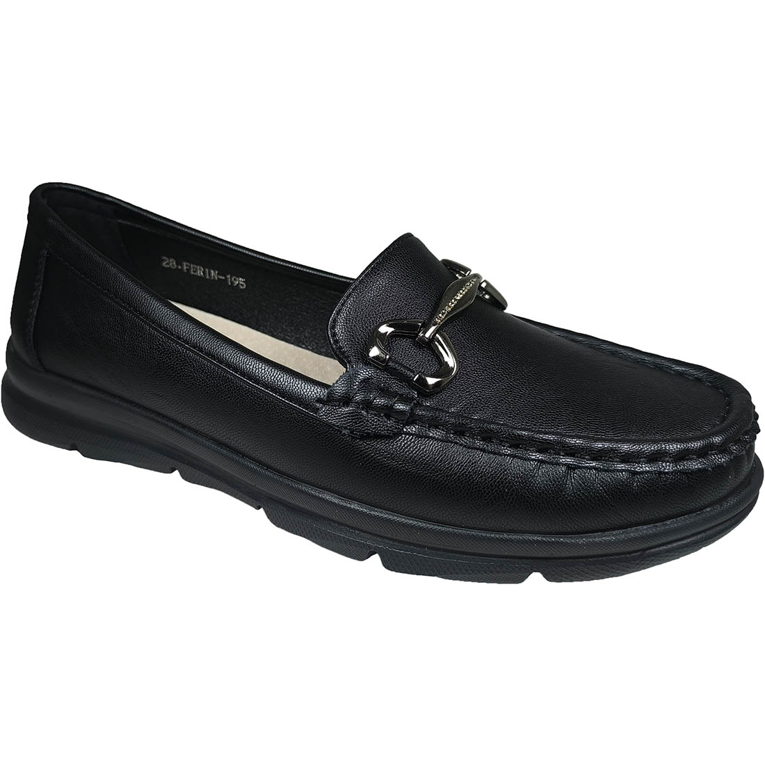 Γυναικεία Μοκασίνια ANTRIN FERIN-195 Μαύρο