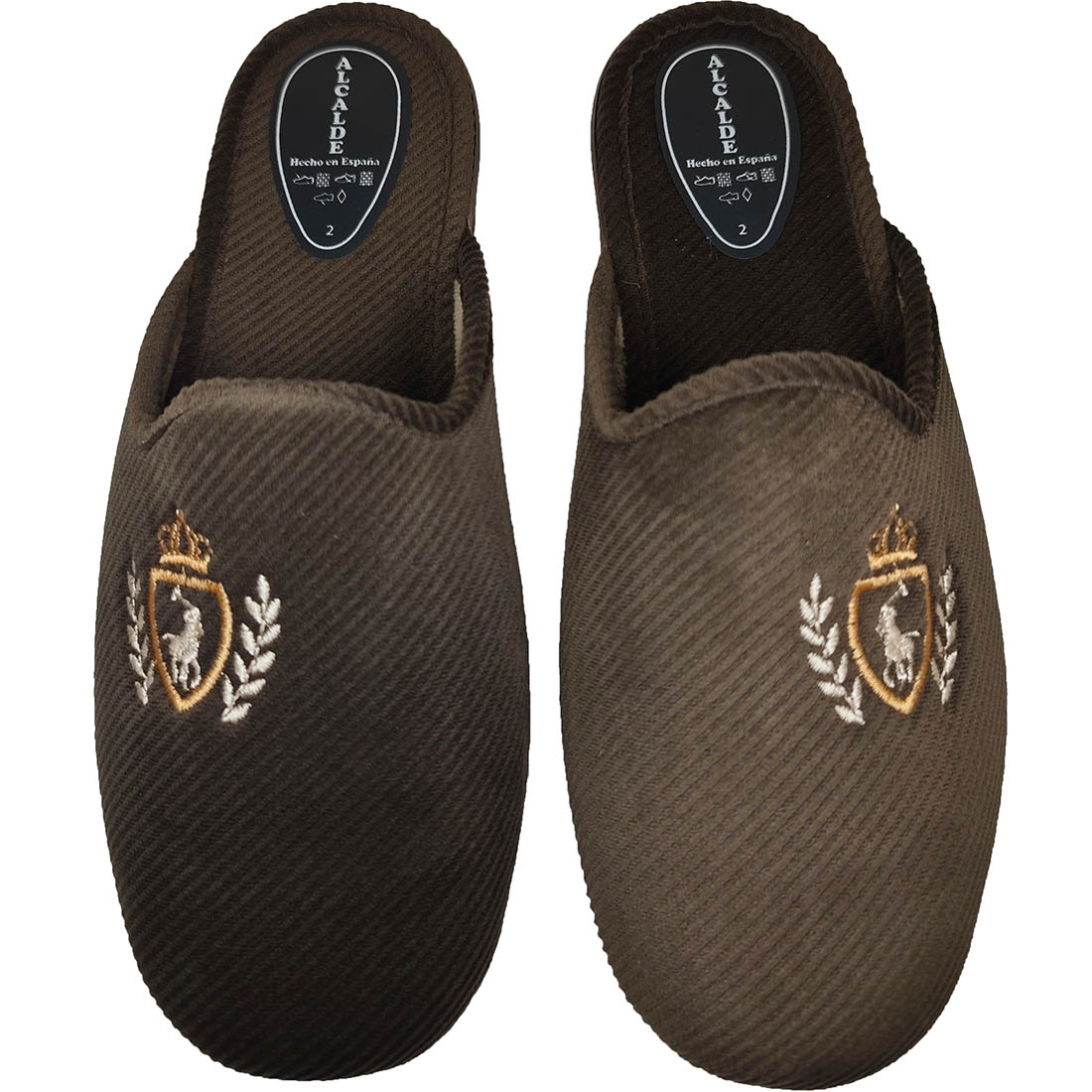 Ανδρικές Χειμερινές Παντόφλες Alcalde 33012 Καφέ
