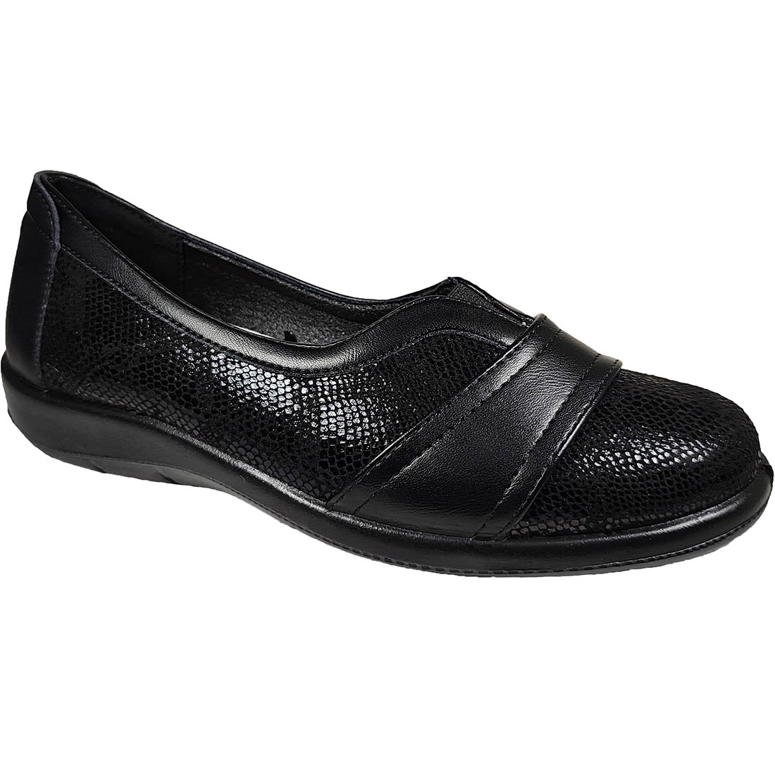 Ανατομικά Μοκασίνια B-Soft 1122-05 Μαύρο