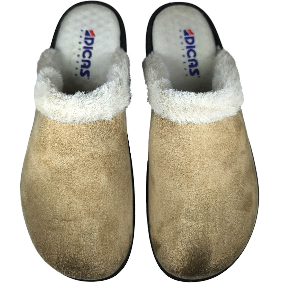 Χειμερινές Ανατομικές Παντόφλες Dicas 80002 Μπεζ