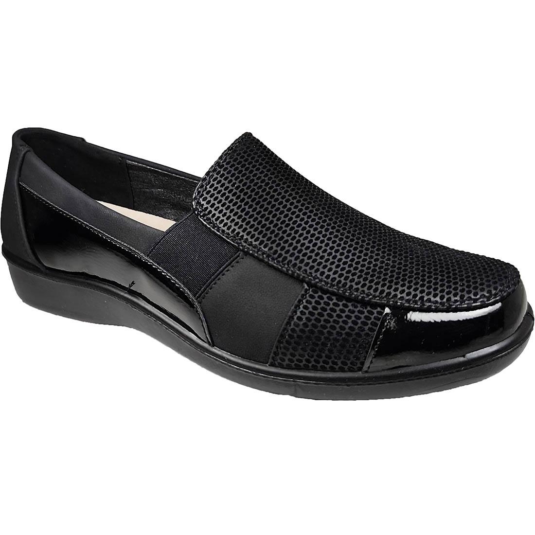 Ανατομικά Μοκασίνια B-Soft 08319 Μαύρο