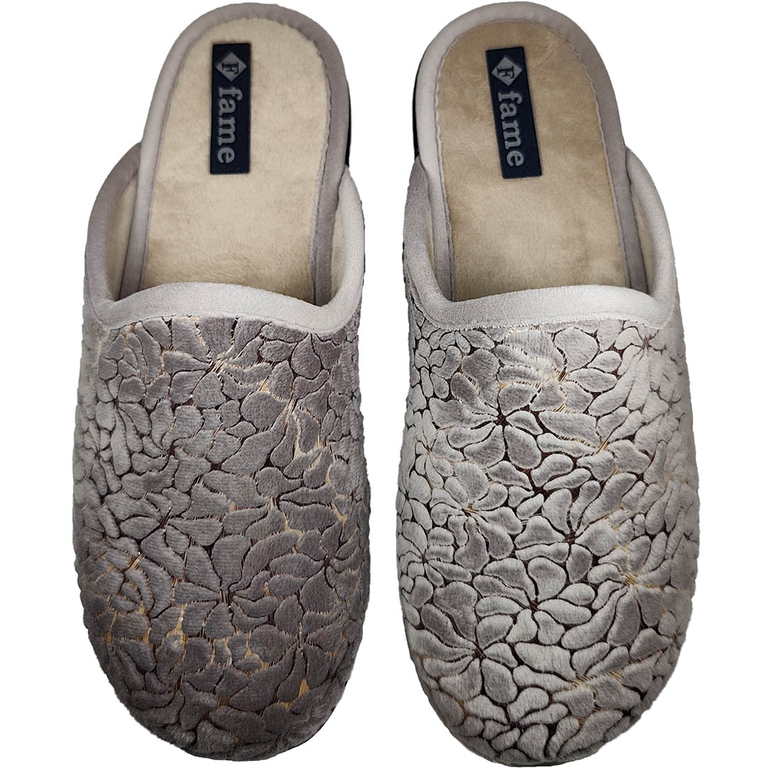 Χειμερινές Γυναικείες Παντόφλες Fame NL1858 Μπεζ