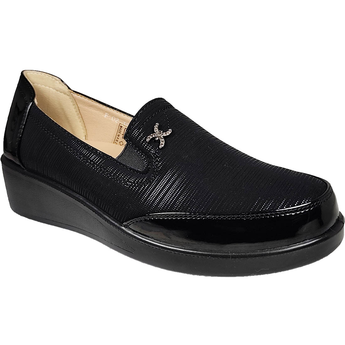 Γυναικεία Μοκασίνια Pelmark F02 Μαύρο