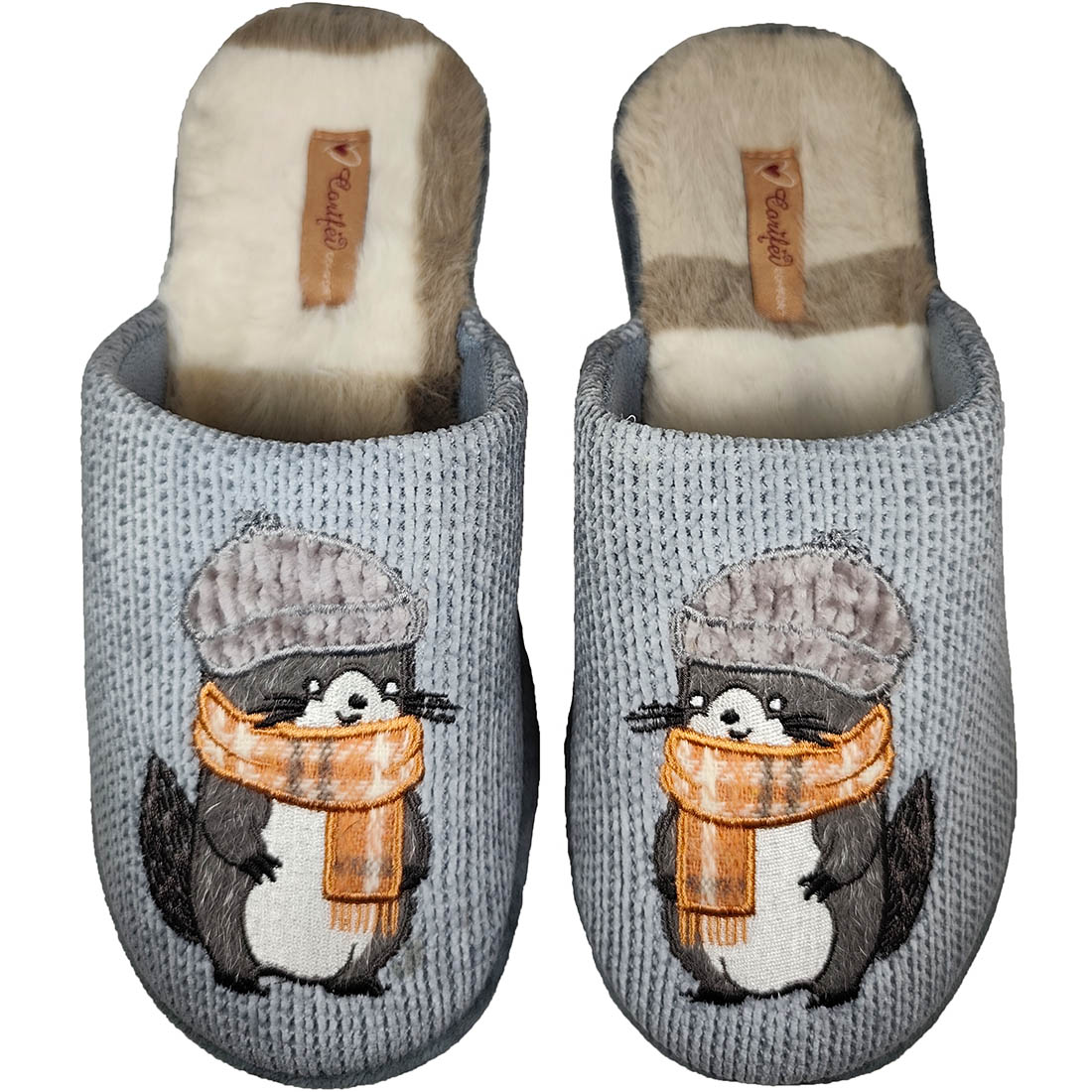 Anatomical Slippers Corifei DS-32635-2 Grey