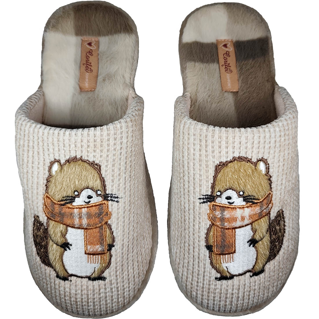 Anatomical Slippers Corifei DS-32635-2 Beige