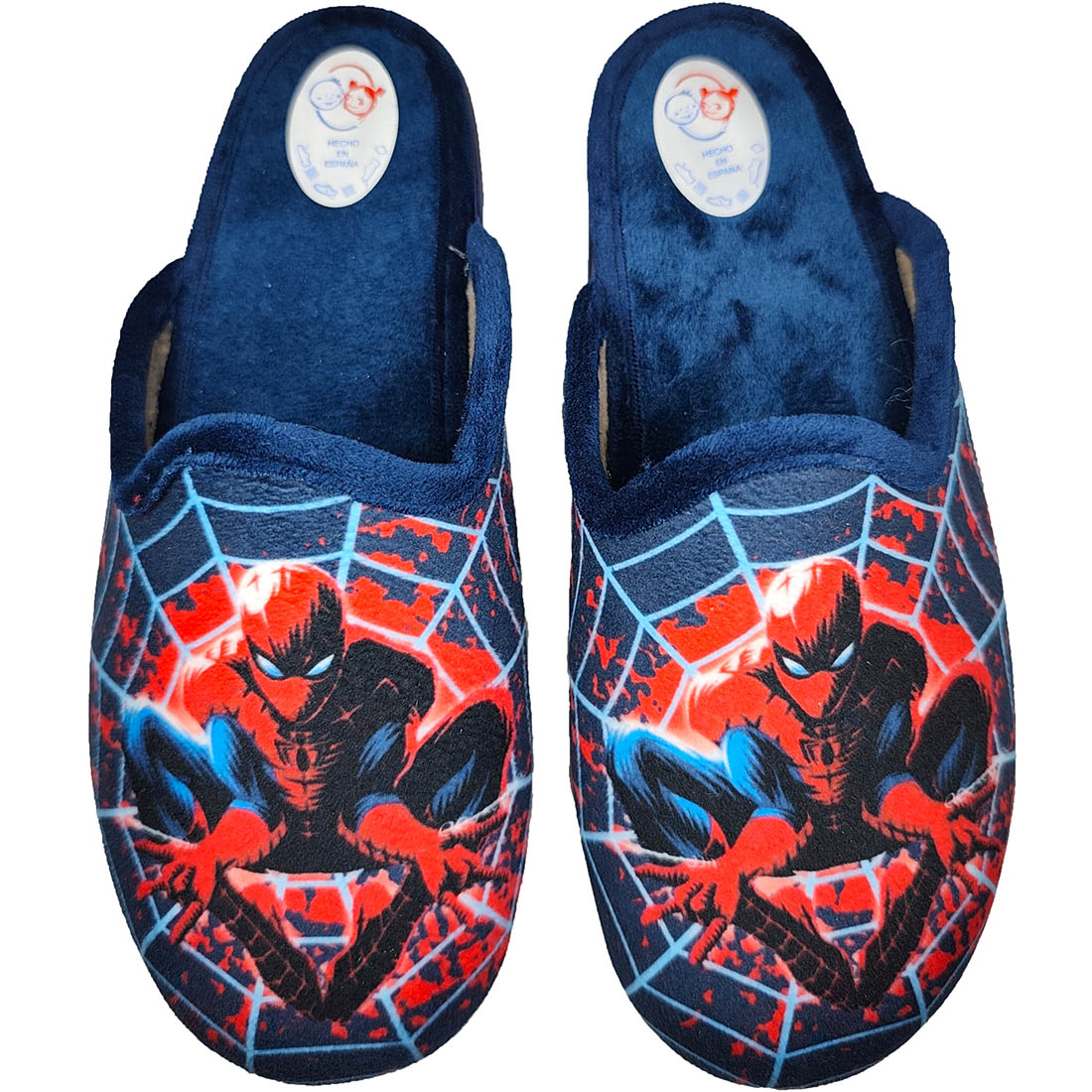 Winter Childrens Slippers Zak SL3189 Blue/Spiderman