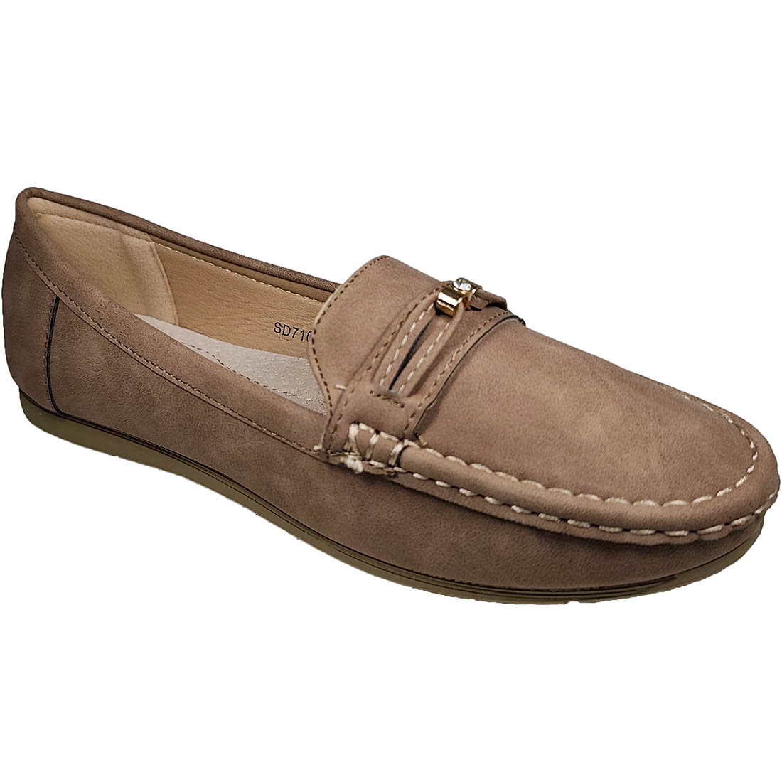 Γυναικεία Μοκασίνια Zak SD71084 Μπεζ