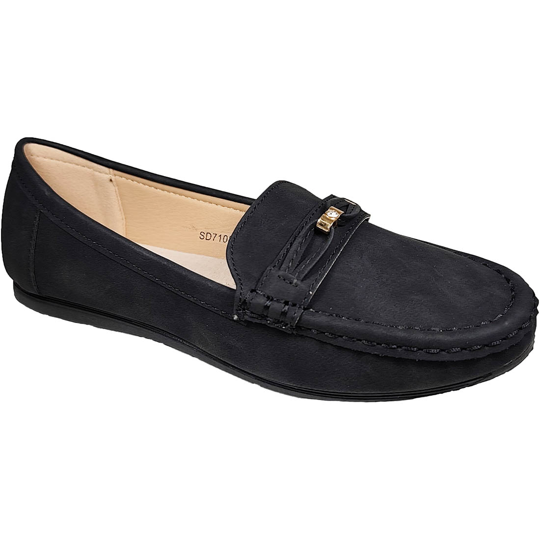 Γυναικεία Μοκασίνια Zak SD71084 Μαύρο