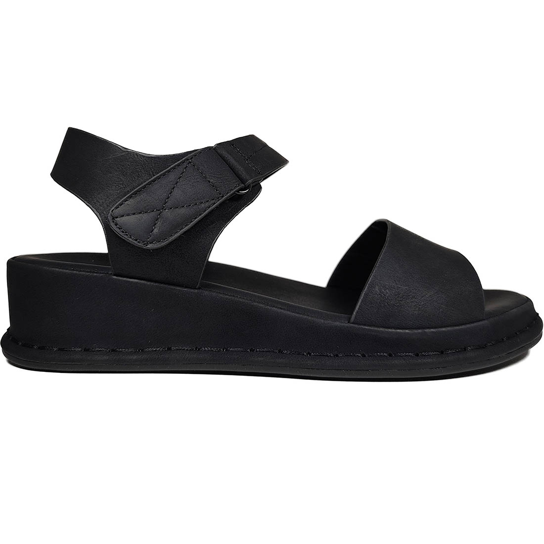 Γυναικεία Ανατομικά Πέδιλα Alta Moda 22185-30 Μαύρο