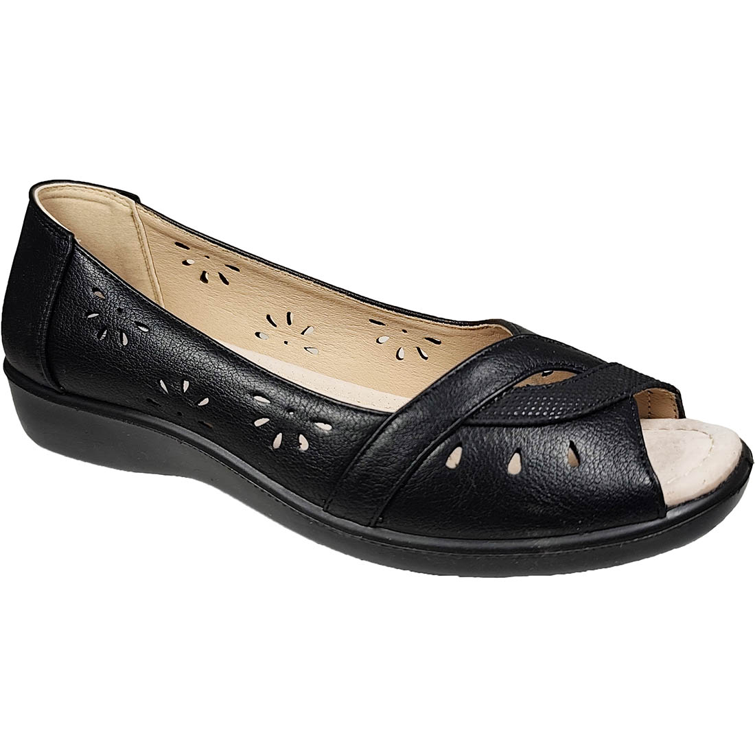 Γυναικεία Μοκασίνια ANTRIN MABEL-200 Μαύρο