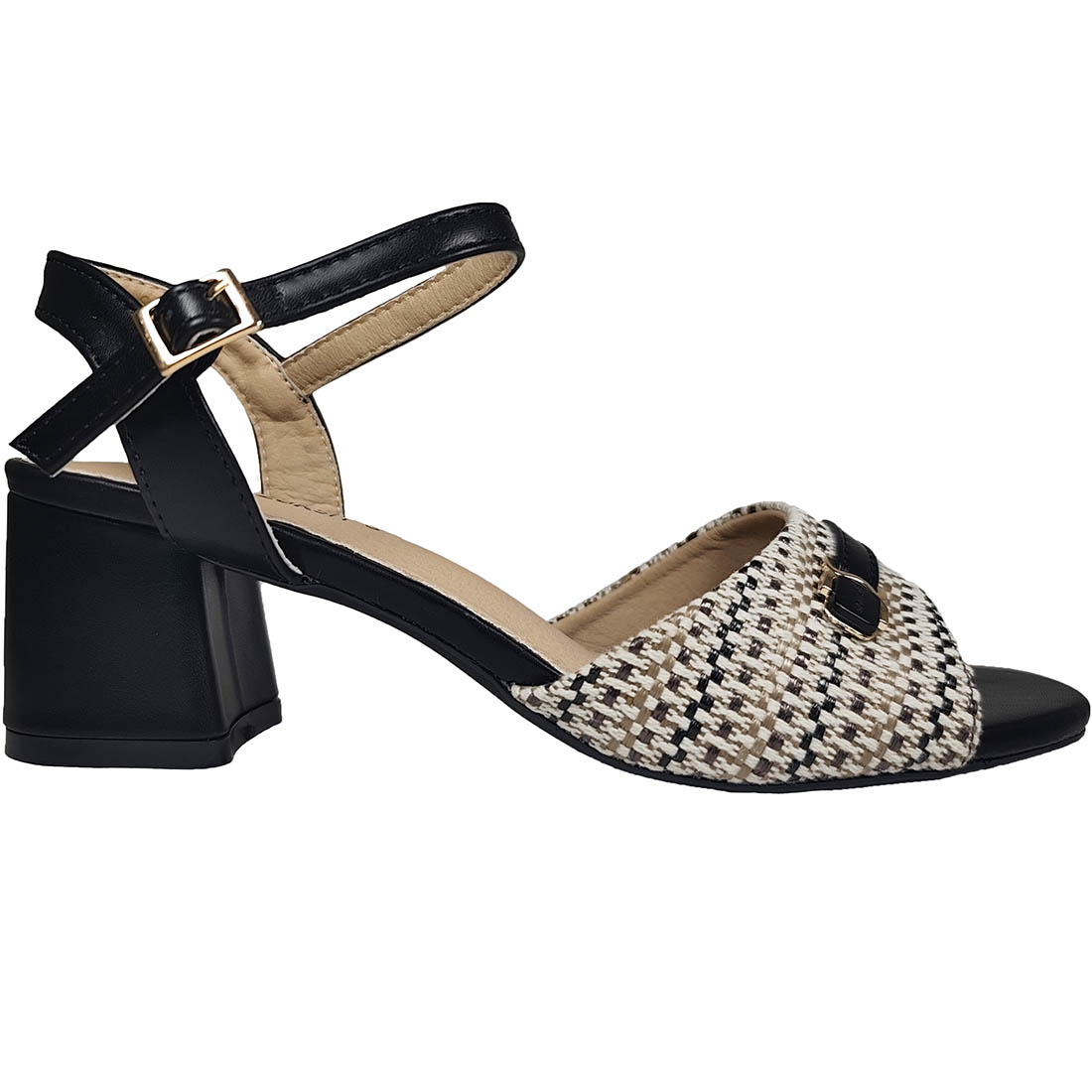 Γυναικεία Πέδιλα Zak SD30010 Μαύρο/Λευκό