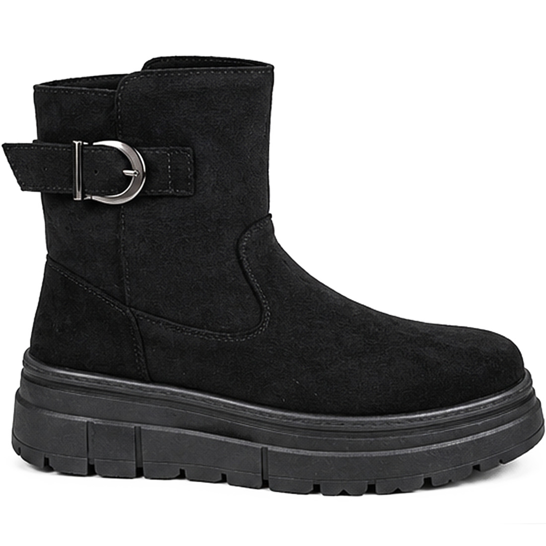 Suede Γυναικεία Μποτάκια Zak SD78064 Μαύρο